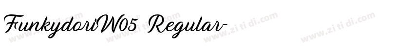 FunkydoriW05 Regular字体转换